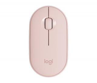 Mysz bezprzewodowa Pebble Wireless Mouse M350 różowy 910-005717