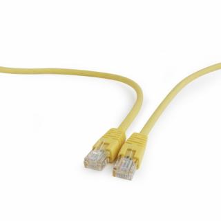 Patch cord kat.5e osłonka zalewana 1M żółty