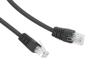 Patch cord Kat.6 UTP 3m czarny