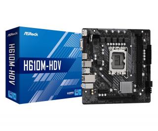 Płyta główna H610M-HDV s1700 2DDR4 DP/HDMI mATX