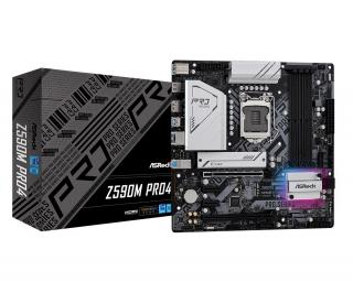 Płyta główna Z590M Pro4 s1200 4DDR4 HDMI/DP M.2 mATX