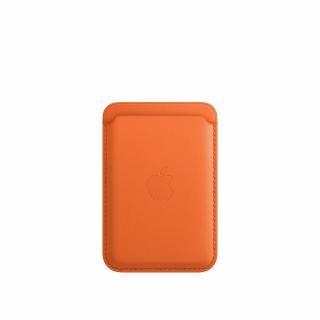 Portfel skórzany z MagSafe do iPhone - pomarańczowy