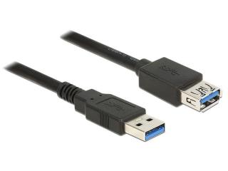 Przedłużacz USB 3.0 5m AM-AF czarny