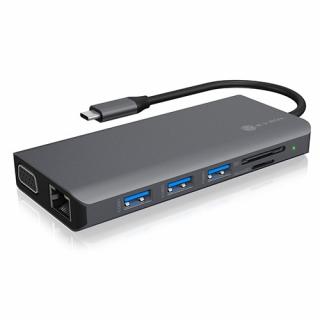 Stacja dokująca IB-DK4070-CPD 12w1,2xHDMI,AUDIO,CR,VGA