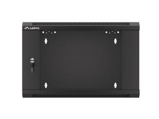 Szafa instalacyjna RACK wisząca 19 cali 6U 570x450 czarna WFFA-5406-10B