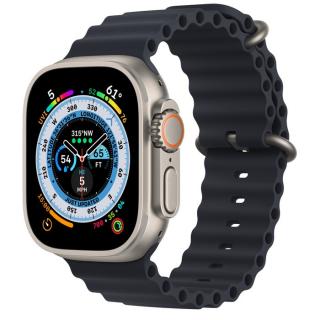 Watch Ultra GPS + Cellular, 49 mm Koperta tytanowa z paskiem Ocean w kolorze północy