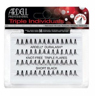 ARDELL Triple Individuals Short Black- rzęsy kępki