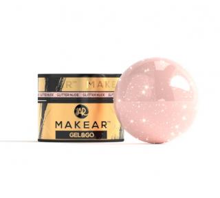 Makear Żel do paznokci GG26 - 15ml Glitter Nude - GelGo