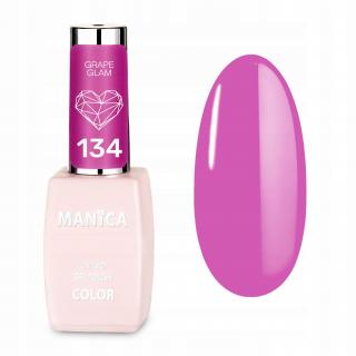 Manica Lakier hybrydowy LED/UV 10ml - Grape Glam- 134