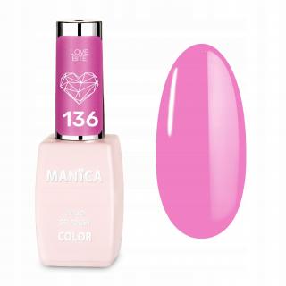 Manica Lakier hybrydowy LED/UV 10ml - Love Bite - 136