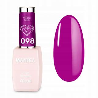 Manica Lakier hybrydowy LED/UV 10ml - Violet King- 098