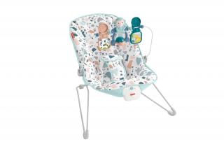 Fisher-Price Leżaczek bujaczek Baby Gear 9kg z wibracjami GWD38 MATTEL