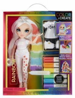MGA Rainbow High Color  Create Lalka z niebieskimi oczami p3 594123