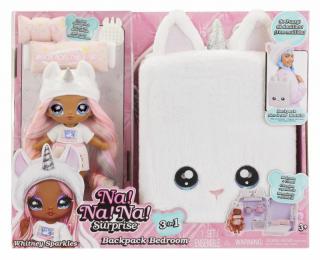 Na! Na! Na! Surprise 3-in-1 Plecak Sypialnia Unicorn Playset - Lalka Whitney Sparkles 592365