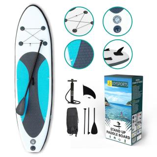 PROMO Deska SUP Stand Up Paddle 300cm niebiesko - szara PDB-40001 JoySports