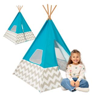 PROMO KidKraft Namiot Tipi niebieski 000972 122 x 122 x 163 (cm)