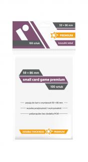 Koszulki na karty Rebel (59x86 mm) "Small Card Game Premium" 100 sztuk
