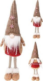 Figurka Skrzata Piernikowego Stojąca - Świąteczna Dekoracja Wnętrza 52cm