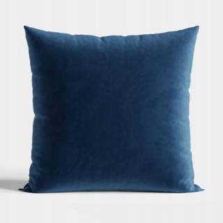 GRANATOWA WELWETOWA POSZEWKA 40x40 DEKORACYJNA VELVETOWA