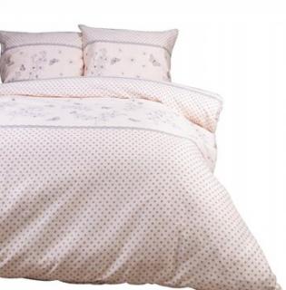 KOMPLET POŚCIELI FLANELOWEJ 220x200 FLANELA KWIATY RÓŻOWE 31503/1