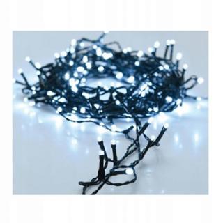 Lampki choinkowe do wewnątrz 13 m 180 LED biały zimny zasilanie sieciowe