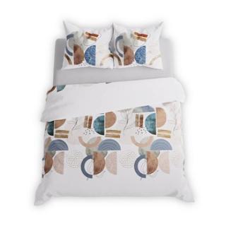 POŚCIEL 160x200 SATYNA 100% BAWEŁNA ORNAMENT FABIOLA