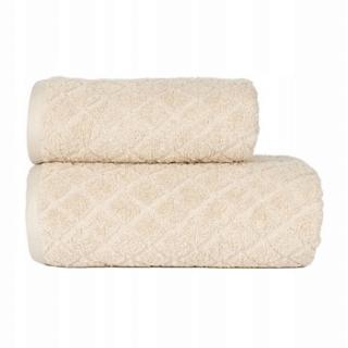 RĘCZNIK 70x140 OLIWIER 100% BAWEŁNA 520g/m2 JASNY BEŻOWY