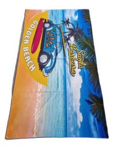 Ręcznik plażowy 100x180 z mikrofibry PLAŻA -7-