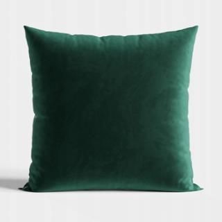 SZMARAGDOWA ZIELONA WELWETOWA POSZEWKA 40x40 DEKORACYJNA VELVETOWA