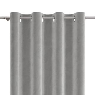 ZASŁONA GOTOWA 140x250 NA PRZELOTKACH VELVET PASTELOWY SZARY