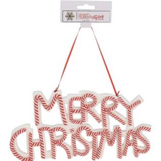 Zawieszka Świąteczna „Merry Christmas” – Elegancka Dekoracja Bożonarodze