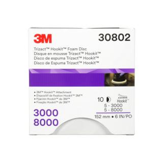 3M 30802 Zestaw dysków ściernych Trizact P3000 + P8000