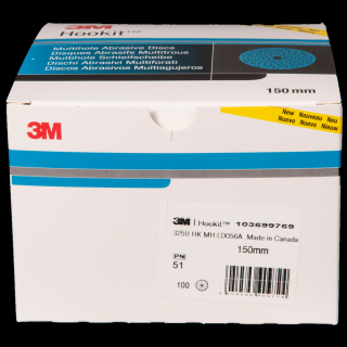 3M 51376 Krążki ścierne wielootworowe Blue 325U 150/ P220