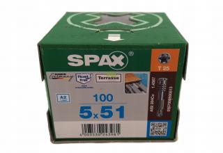 SPAX Wkręty do konstrukcji aluminiowych 5x51mm (100szt.)