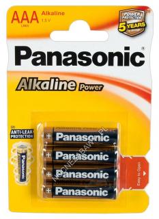 Baterie Panasonic Alkaliczne Micro 4szt.