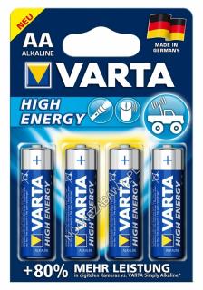 Baterie Varta AA. Opakowanie: 4 szt.