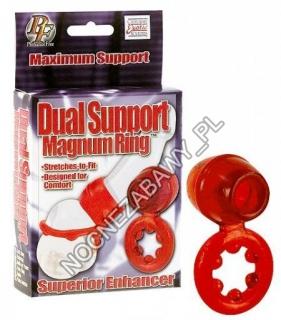 Dual Support Magnum Ring Red podwójny pierścień