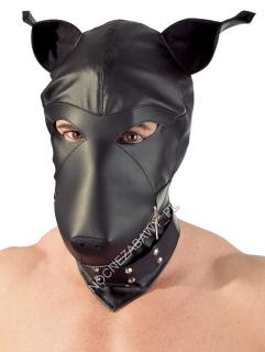 Maska psa imitacja skóry