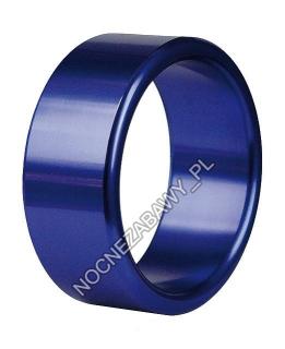 Metalowy Rocket Ring Cockring niebieski 40mm