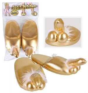 Penis Slippers Gold
