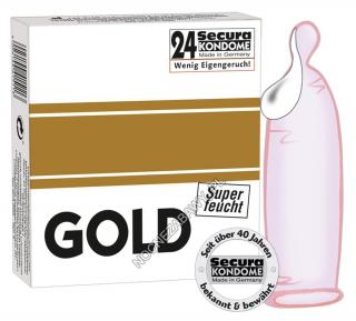 Prezerwatywy Secura gold super-wet 24 szt