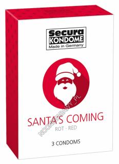Prezerwatywy Secura Santa's Coming 3szt.