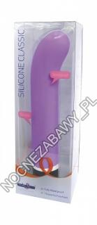 Silicone Classic Vibrator ca. 19cm purple