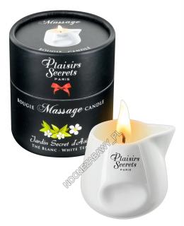 Świeca do masażu o zapachu białej herbaty 80ml