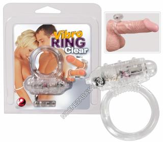 Wibrujący pierścień Vibro Ring Clear