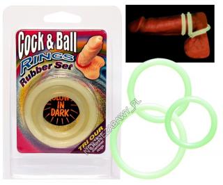 Zestaw pierścieni - Cock  Ball Rings