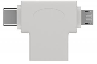 Adapter gniazdo USB 3.0 na USB-C microUSB Goobay T