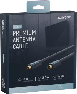 CLICKTRONIC Przyłącze TV IEC kabel antenowy 3m