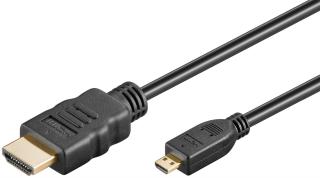 Kabel HDMI - micro HDMI 2.0 4K 60Hz Goobay 0,5m