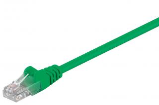 Kabel LAN Patchcord CAT 5E 0,5m zielony